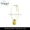 Best price jewelry resin insect pendant tube wire chain necklace pendant choker jewelry made in china