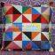 geometric cotton or microfiber or linen decorative pillow and cushion cover
