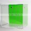 fashion wall mount clear acrylic bookcase shenzhen factory
