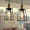 230V Iron Pendant Light with Edision Bulb E27 Creative Loft Industrial Pendant Light