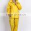 2016 yellow Reflective raincoat suit