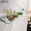 1205 304 stainless steel Bathroom accessories single glass shelf