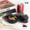 2016 china high quality cheap disposable plastic fast food box round shape no compartment