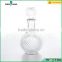 250ml 500ml 1000ml round clear airtight decorative glass wine bottle