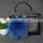 Nice Fur Fashionable Raccoon Fur Ball Fur Keyring