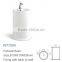 Classical freestanding round ceramic wash basin with one hole