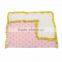 2016 wholesale new beautiful blanket gold dots soft ruffle cotton blanket for babies