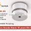 Micro smoke alarm with 10 years lifetime battery, EN14604 pending
