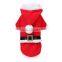 Winter Cosplay Santa Claus Christmas Dog Cat Clothes Pet Wear Pet Apparel