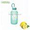 cheap but high quality glass water bottle with colorful silicone sleeve