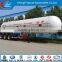 Factory direct selling LPG semi-trailer truck 56CBM LPG petroleum tank trailer