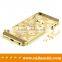 Promotional factory price mother of pearl design for iphone 5s 24k gold plating back replacement housing