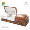 trade assurance supplier reasonable price american style solid wood caskets
