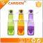 BPA free plastic fruit infuser water bottle for kids