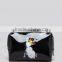 Travel patent leather shinny cosmetic case bag