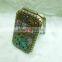 Professional pocket mirror with diamond