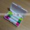 3 pcs plastic box highlighter set/office stationery gift highlighter set