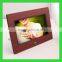 digital photo frame with wooden frame with muti function