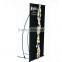 Fibreglass advertising L banner stand display with double poles