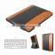 Luxury design ultra slim genuine leather tablet case for Tab S with stand