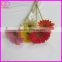 mini real touch PU gerbera daisy artificial flowers