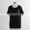 F5S10606 Cotton Black Plain T - Shirt for Women