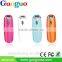 Guoguo Wholesale New Design Colorful Hand Crank Portable 2600 Power Bank for Iphone7