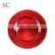 Wholesale Cheap Wedding and Catering Colorful Glass Charger Plates