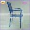 Hot sale mesh outdoor chair with backreast and armrest for garden