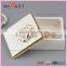 Good quality Square Shaped Luxury Jewelry Box With Gold Plating Rose