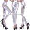 Multicolors leather look fashion sexy women high-waist leggings