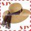 2015 new design woven paper promotion summer straw hats