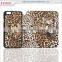 imported back cover 2 card holders leopard pattern flip leather case for oppo neo 7 6 5 joy 3