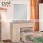 2016 Hot Selling MDF Panel Material Simple Design Cheap Furniture Dressing Table With Mirror