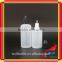 60ml plastic bottle with long thin tip plastic dropper bottle for childproof cap e liquid bottle