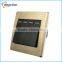 new design brushed golden electric switch and socket 250V