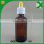 trade assurance wallet 30ml amber glass dropper bottle for eliquid oil