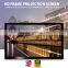 Home theater fabric projector screen ceiling mount Home cinema theater curved projection screen