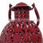 Fashionable design red moroccan metal candle lantern