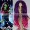 Guardians of the Galaxy Gamora black widow red curly cosplay wig synthetic wigs from manufacturer for wholesale