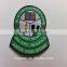 laser cut round taffeta woven labels for gloves