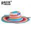 wholesale color mixing cheap hat beach lady hat paper straw hat