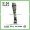 yellow green camouflage compression nylon sport socks