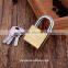 High polished Brass padlock/padlocks/Door locks/cabinet locks Rigid plastic package