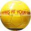 Advertising soccer ball