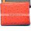 PU Leather Wallet With Fake Ostrich Texture for Women