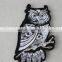 2016 Hot Selling Patches Embroidery Iron on Embroidery Owl Pattern Patch Trim