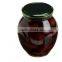 High Quality 100% Tunisian Table Olives,Purple Olives Broken, Purple Olives 370 ml Glass Jar