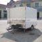 JX-FS280A Stainless Steel mobile fast food trailer with foldable advertising Board