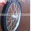 26*2.125 inch PU wheel 26'' rubber wheel for carriage wagon